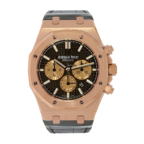 Audemars Piguet Royal Oak Chronograph Rose Gold Brown Dial 41mm