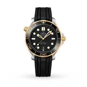 Omega Seamaster Diver 300m Co-axial Master Chronometer Black Gold