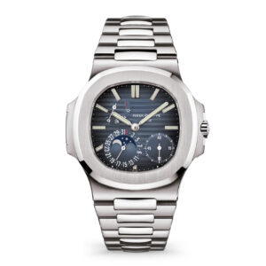 Patek Philippe Nautilus 57121A-001 Moon Phase Silver