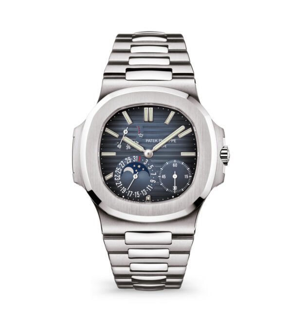 Patek Philippe Nautilus 57121A-001 Moon Phase Silver