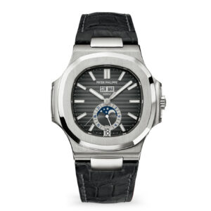 Patek Philippe Nautilus Grey Leather