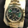 Rolex Cosmograph Daytona 116508 Green Index Oyster Yellow Gold Mens Watch