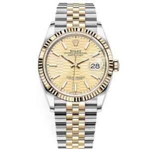 Rolex DateJust Two Tone Fluted Bracelet