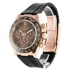 Rolex Daytona 116515ln Rose Gold Chocolate Oysterflex 40mm