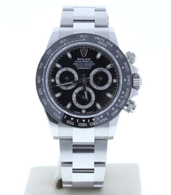 Rolex Daytona Ceramic Bezel Stainless Steel Black Dial 116500LN