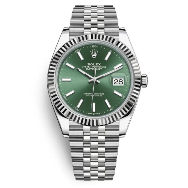 Rolex Oyster Datejust II Jubilee Steel Mint Green Dial