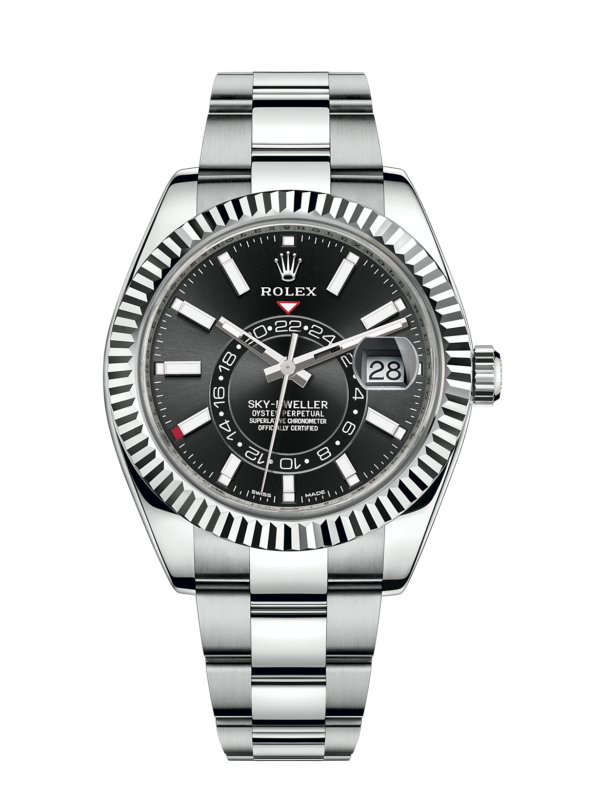 Rolex Sky-Dweller 42mm Black Dial Stainless Steel 326934