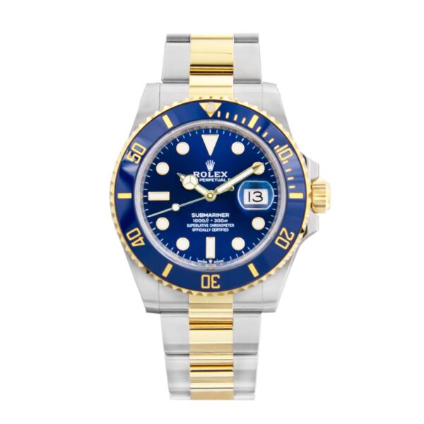 Rolex Submariner Date Two Tone Blue Dial Men’s Watch 116613LB-0005